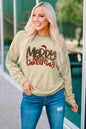 MERRY CHRISTMAS Graphic Sweatshirt - Image #1